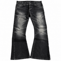 Szare Jeansy Flared "Shadow Denim"