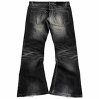 Szare Jeansy Flared "Shadow Denim"