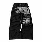 Baggy Jeans "Text"