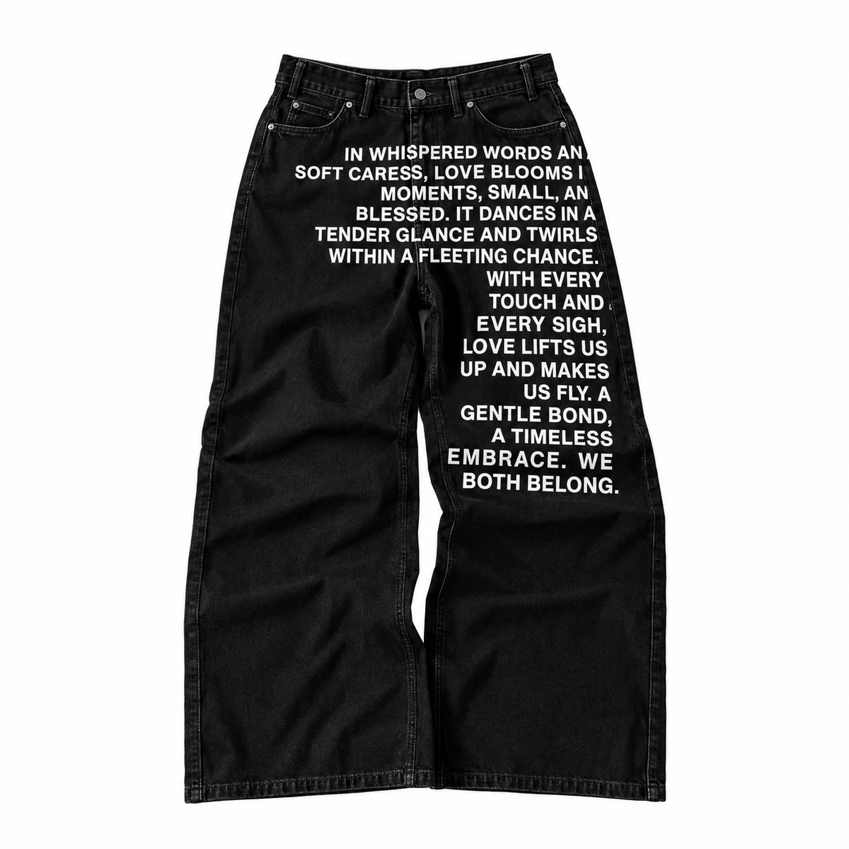 Baggy Jeans "Text"