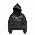 Czarna Hoodie "Beauty Is Pain"